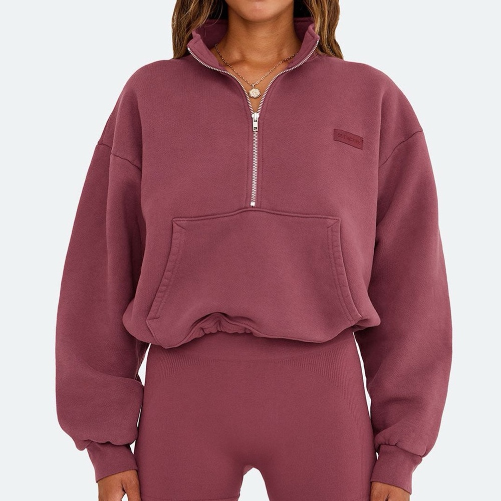 SET ACTIVE Half Zip in Canyon